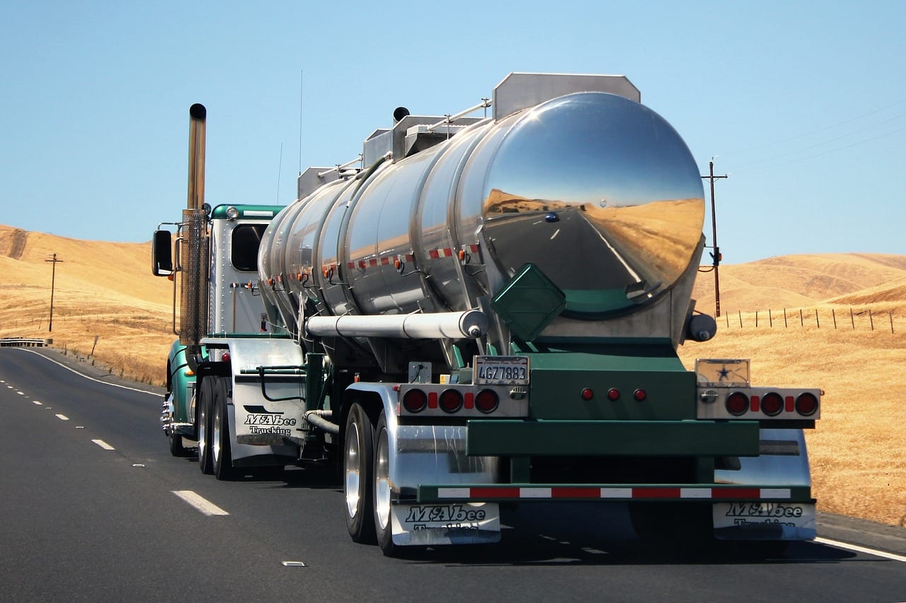 truck, road, highway